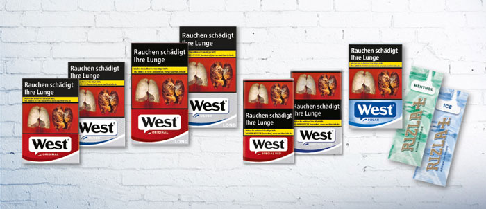 West Zigaretten: Diverse Sorten als Stange online kaufen