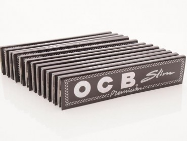 OCB Slim Premium Zigarettenpapier Sparangebot 12x32 Blatt 