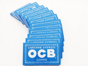 OCB blau Gummi Zigarettenpapier Sparangebot 12x100 Blatt 