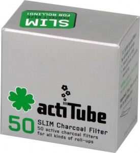 actiTube Slim Aktivkohlefilter 7mm / 50 Stück 
