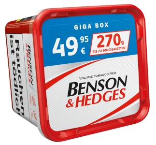 Benson & Hedges Red Volume Tabak / 270g Giga Box 