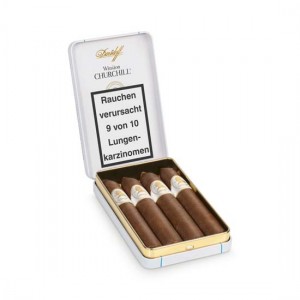 Davidoff Winston Churchill Belicoso Zigarren / 4er Blechdose 