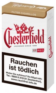 Chesterfield Red King Size Filtercigarillos 