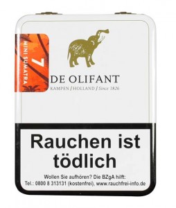 De Olifant Mini Cigarillos Sumatra / 7er Packung 