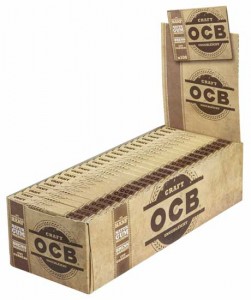 OCB Craft ungebleicht Zigarettenpapier 25x100 
