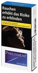Parliament Night Blue Long Zigaretten 