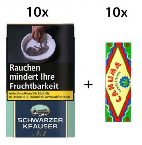 Schwarzer Krauser No.1 Sparangebot 10x30g Pouch 