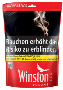 Winston Red Volume Tobacco / 155g Zip Bag-XXXL 
