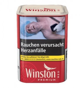 Winston Premium Tobacco Red M / 65g Dose 